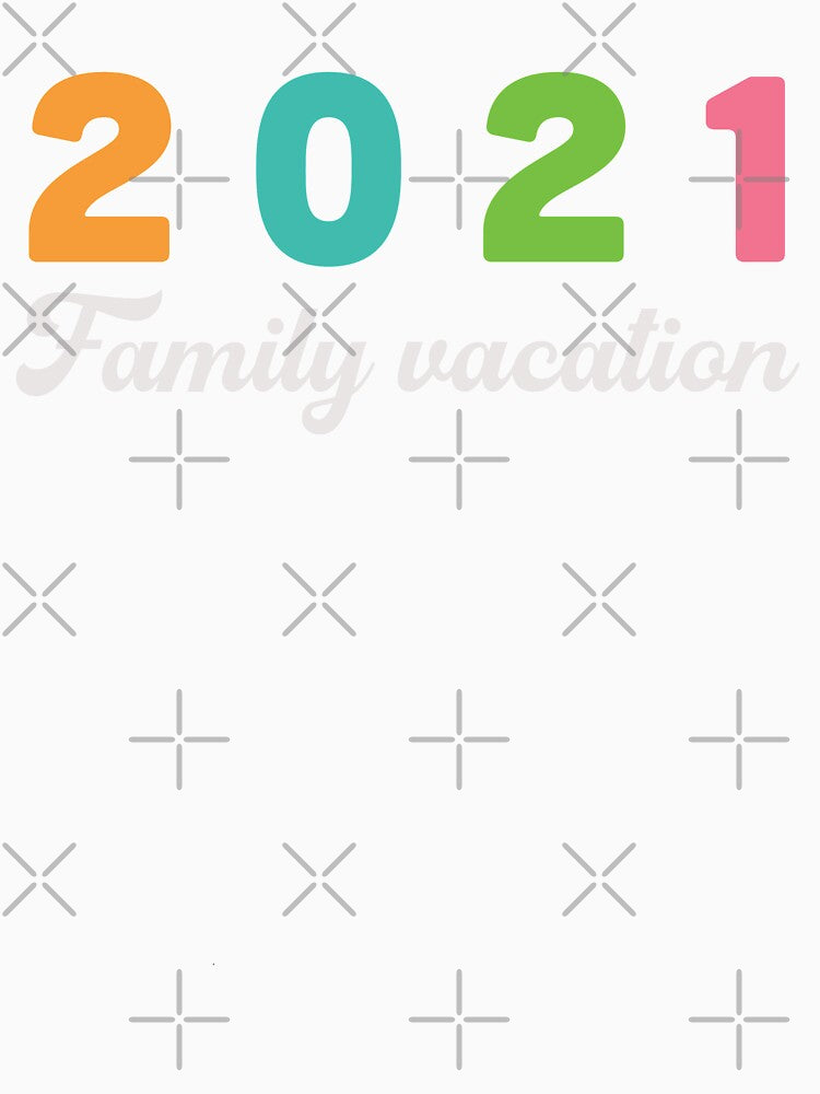 2021 family vacation in summer colorful by ibeargifts