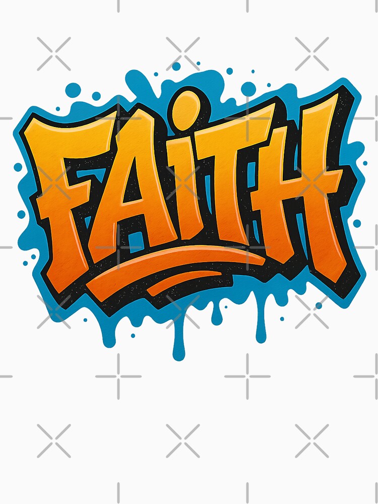 Bold Graffiti "FAITH" Street Art Design – Urban Style Lettering by DeepLife