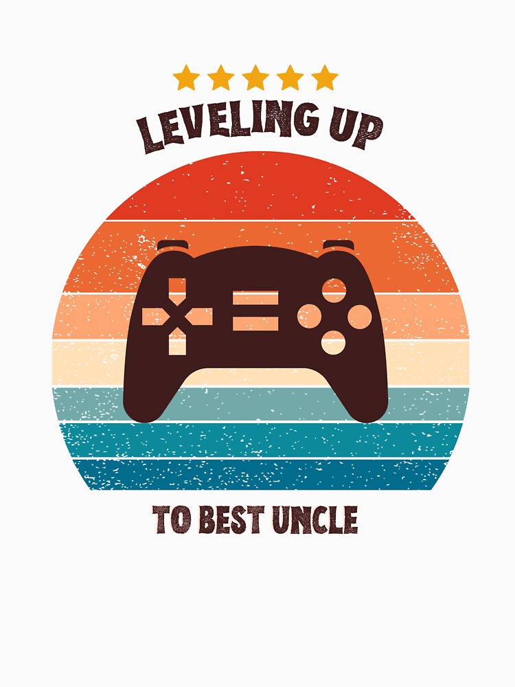 leveling up to best uncle funny gift by DesignedbyLove1