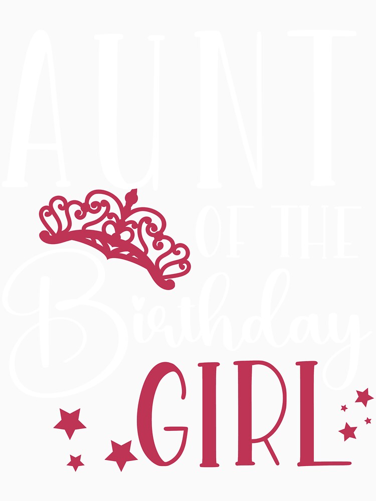 Birthday Squad Aunt of the Birthday Girl Birthday Party Gift by mysticblvd
