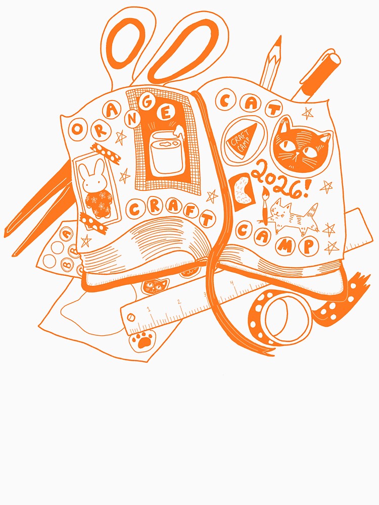 Orange Cat Craft Camp 2026 by Brooke Makes Things