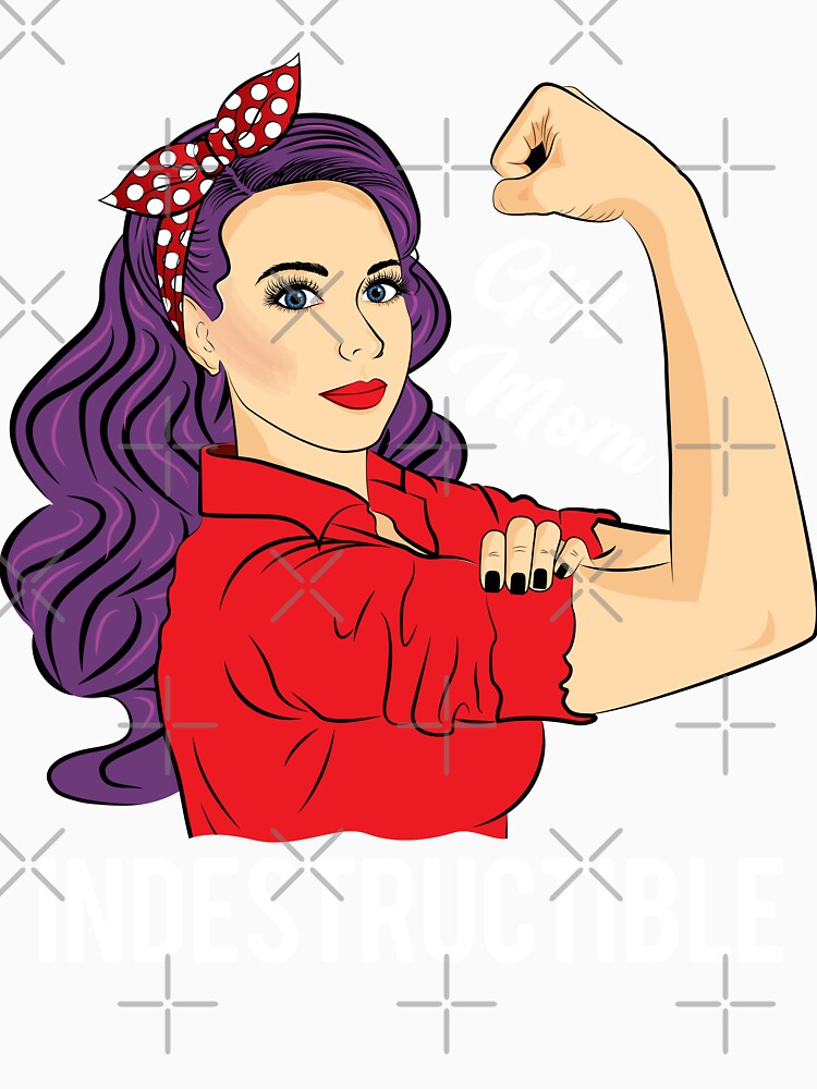 Girl Mom Indestructible Women Mother’s Day by ZNOVANNA