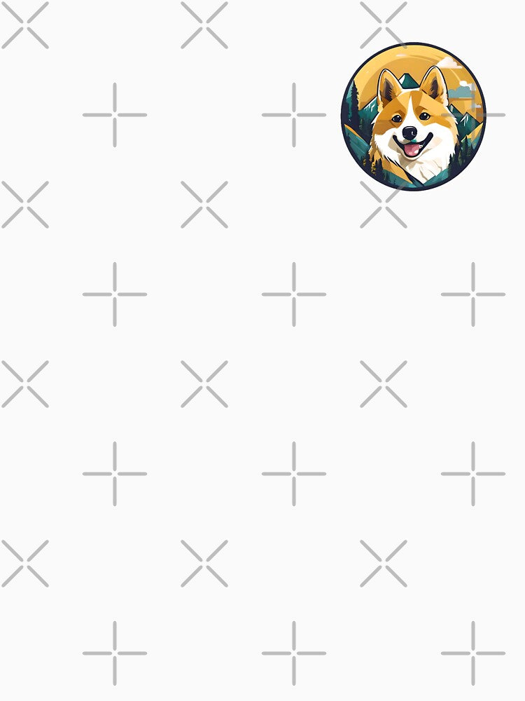 Shiba Inu Mountain Joy: Meme Doge in Nature by DigitaledbyTailor