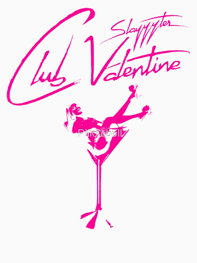 Pink Sillhouette Club Valentine by Pillowbull
