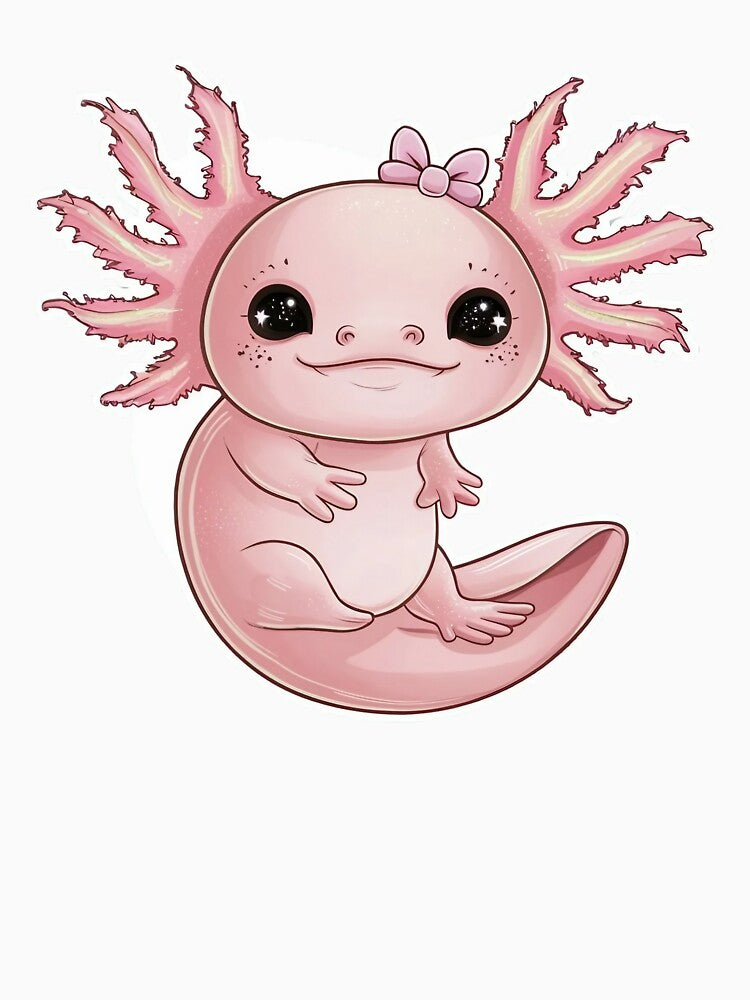 Cute Tiny Axolotl by EclipseArtworks