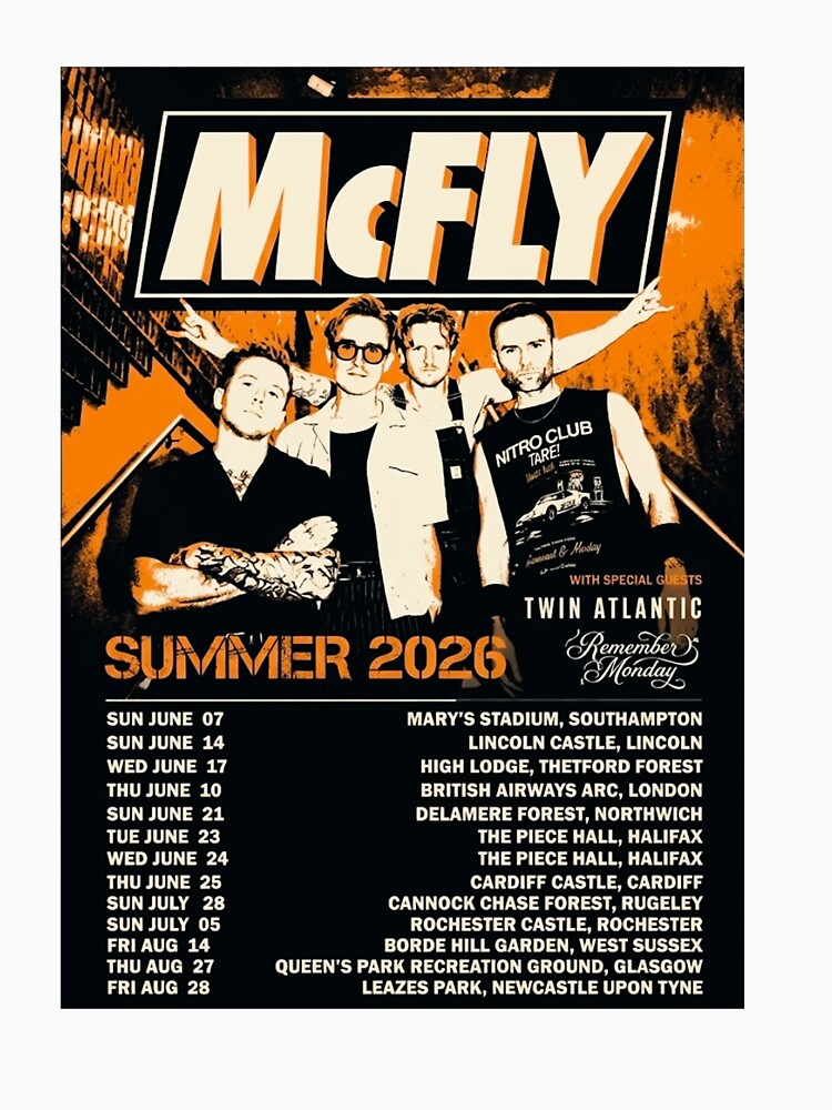 Mcfly Summer Tour 2026 by aridawstrusbbyg