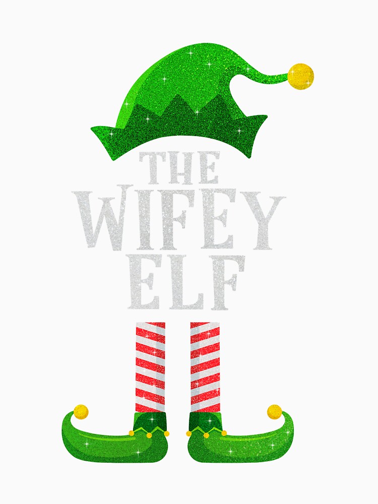 The Wifey Elf Family Matching Group Christmas Pajama Gift by ReianNafiscus