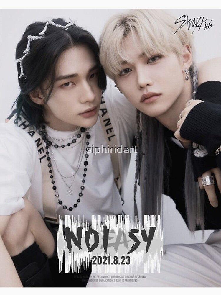 Hyunjin and Felix - No Easy, Stray Kids by siphiridart