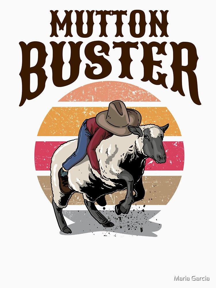 Mutton Busting Youth Rodeo Sheep Riding Event Buster by Maria Garcia