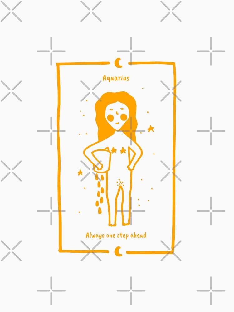 Always One Step Ahead Cute Aquarius by Harmonick-Tees