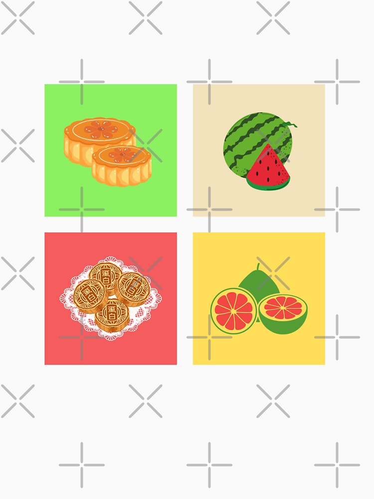 Chinese mid autumn festival anime foods by RUCOLLECTION