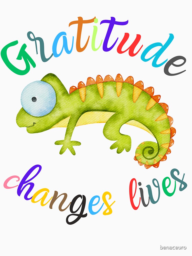 Gratitude chameleon by Azrou shop