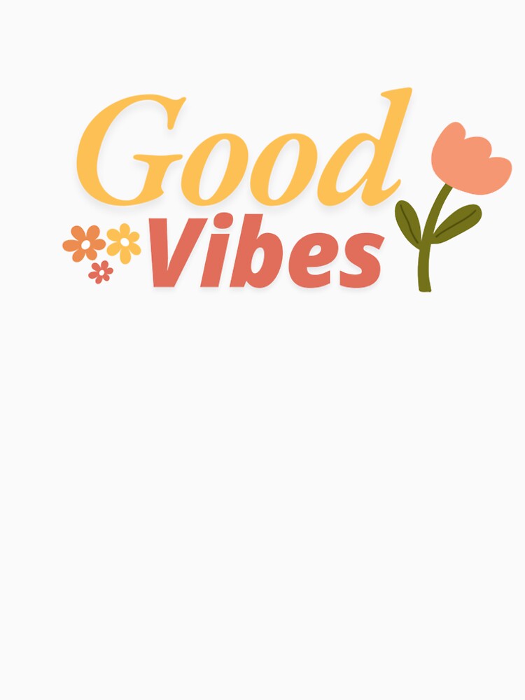 Retro Floral Good Vibes Positive Sticker by MoodCreations