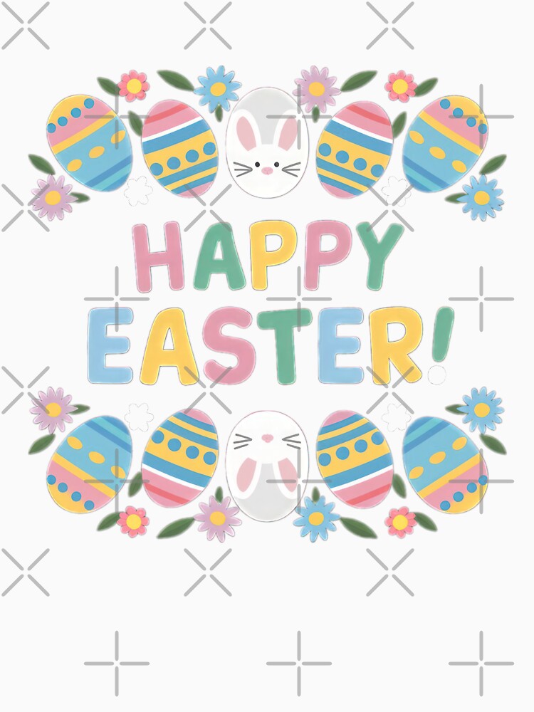 easter colorful happy easter with eggs,Happy Easter,Easter Humor,Easter Day, easter design by Expressions-Sel