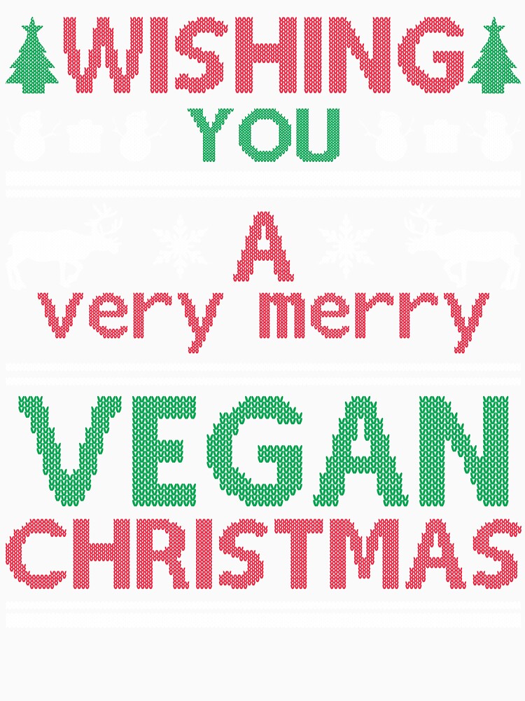 Vegan - Wishing You A Very Mery Christmas Vegan by UnknownArtistt