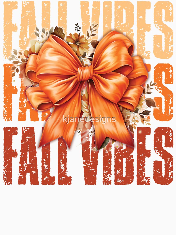 Fall Vibes Coquette Bow by kjanedesigns