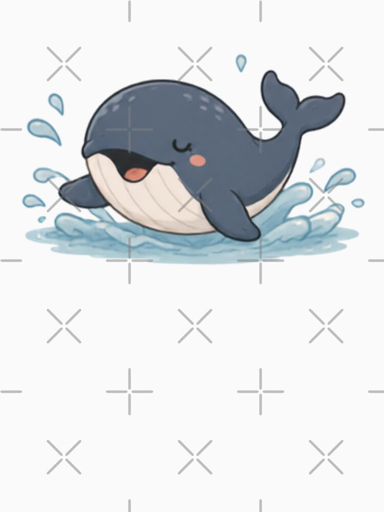 Splashy Whale by MellowMunchkins
