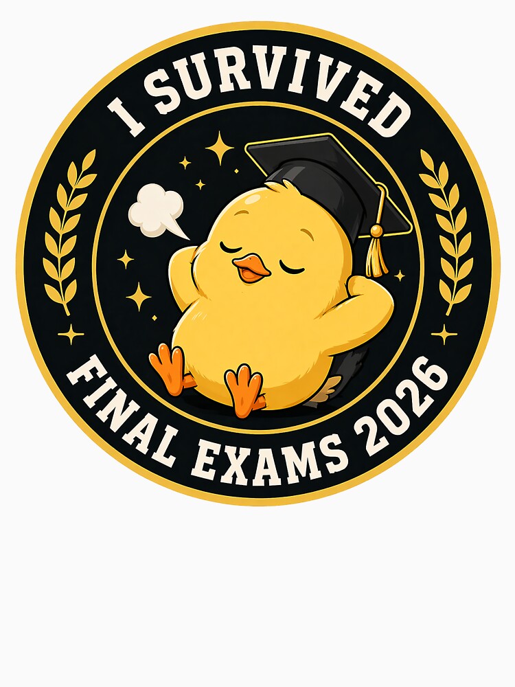 Soft Cute Graduation Chick – Officially Graduated Gift Class of 2026 by Serene Whiskers