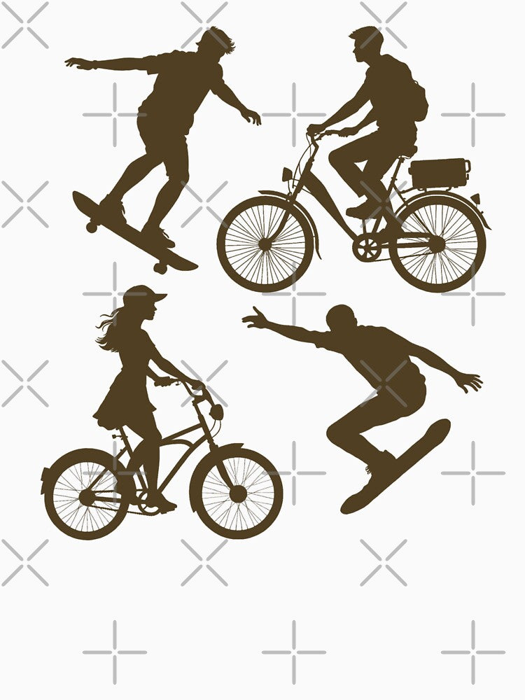 Urban Silhouettes Pattern | Urban/Youth Art by UnhingedBird