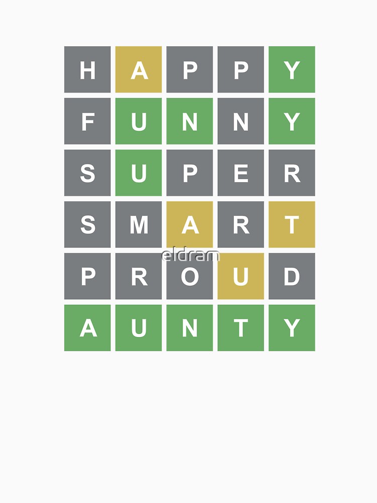 Aunty Wordle style by eldram