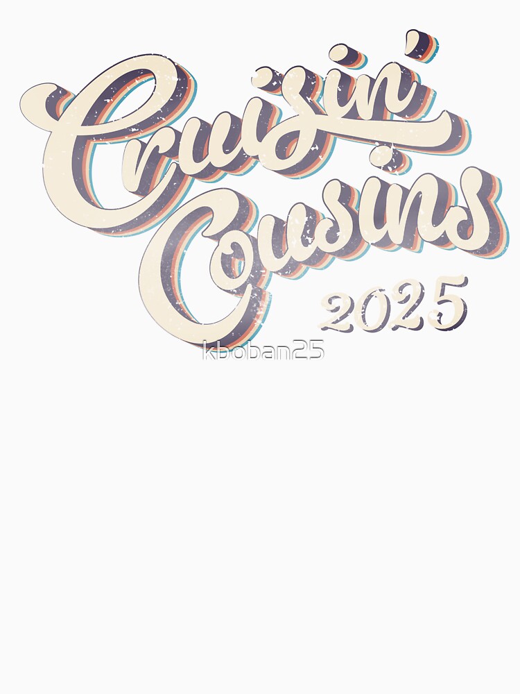 Cruisin Cousins 2025 Summer Vacation Matching Family Group T-Shirt Kids T-Shirt by kboban25