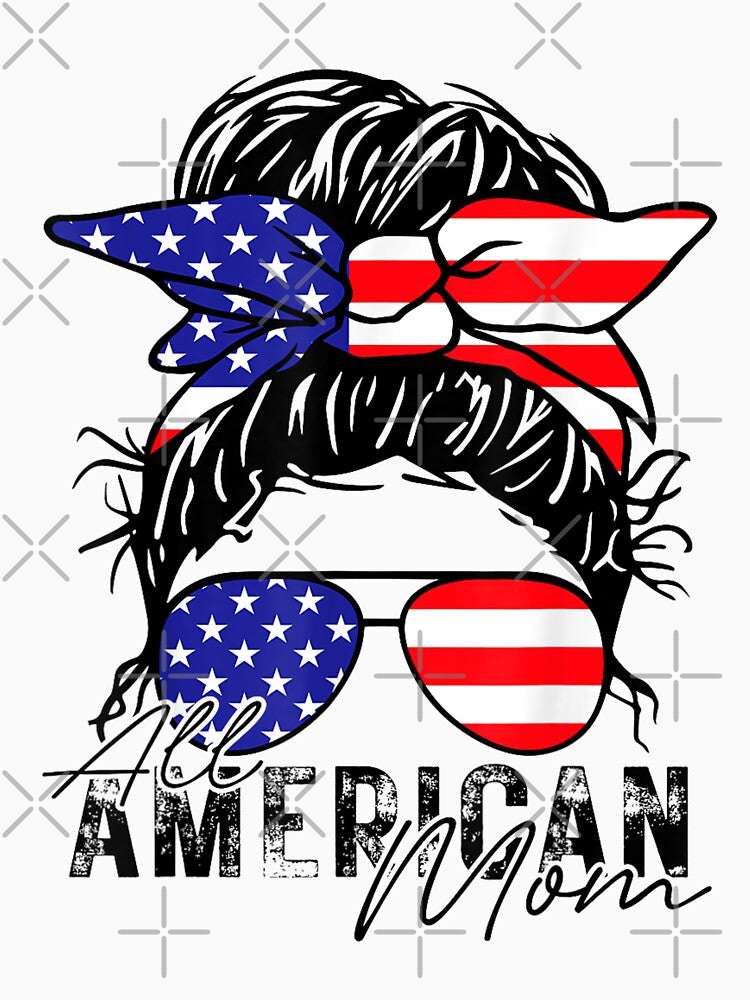 All American mom 4th of July Family Matching Sunglasses by T-shirtStocker