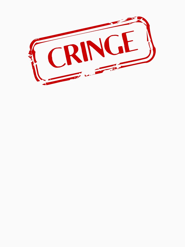 Cringe Rubber Stamp by carriesmithcreative