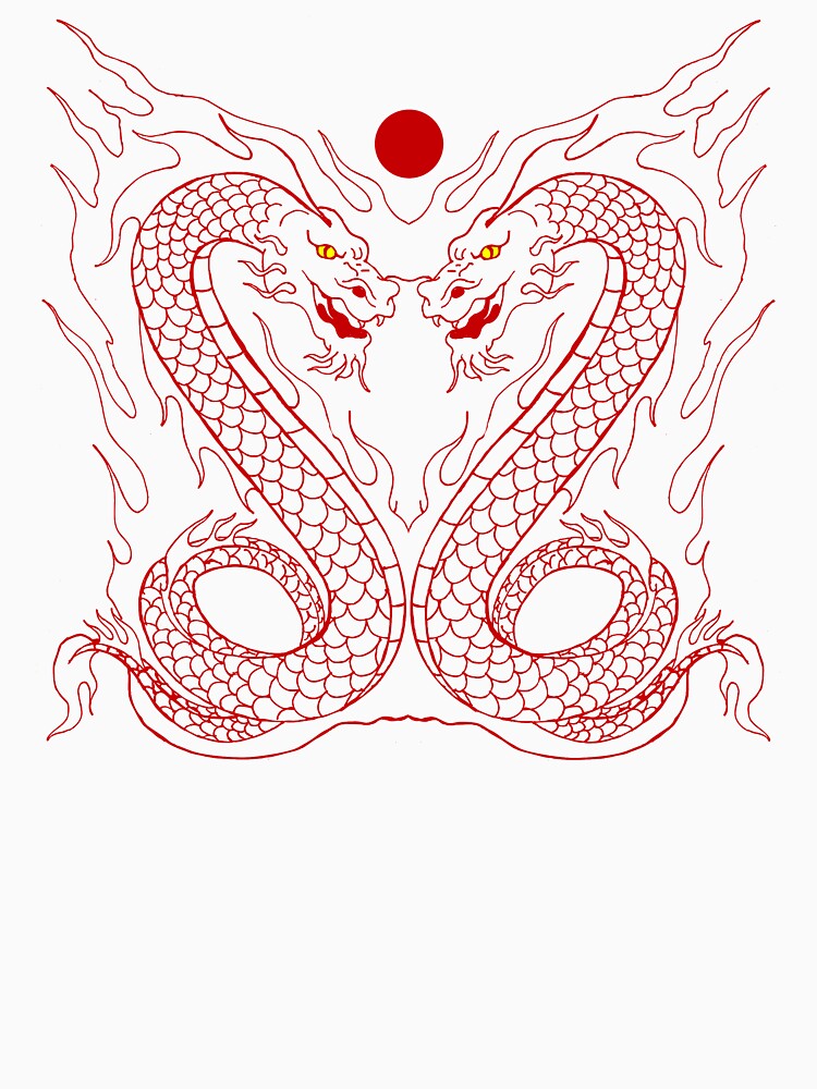 dragons heart, asian dragon, chinese dragon, japanese dragon, tattoo dragons by baingraphics