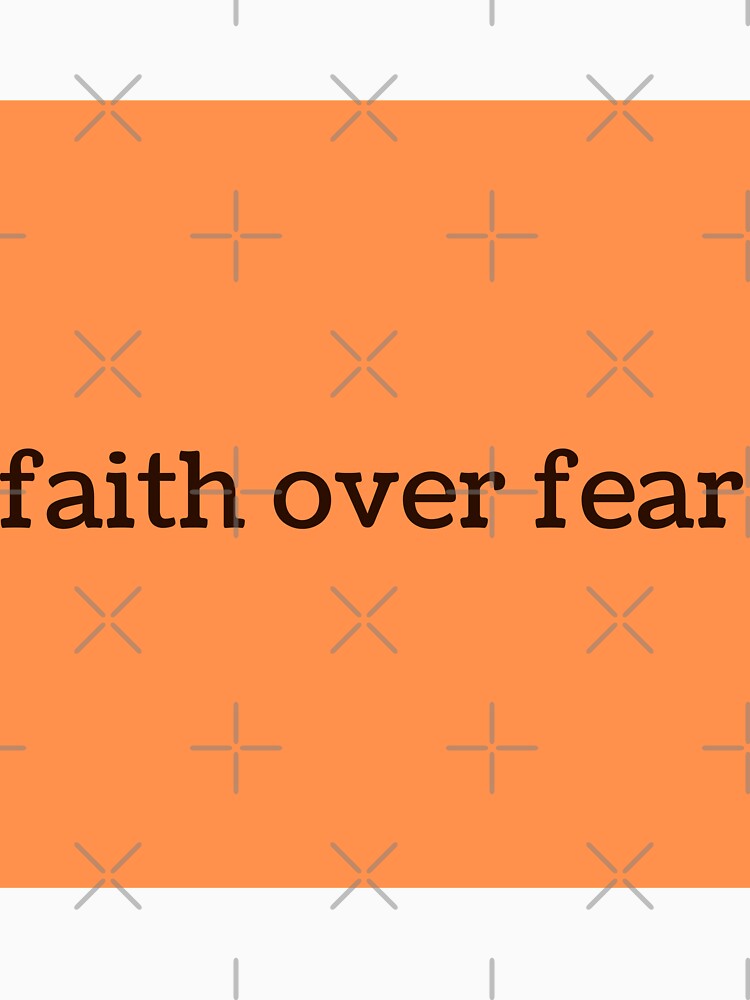 faith over fear Art Design by Ghanshyam butik