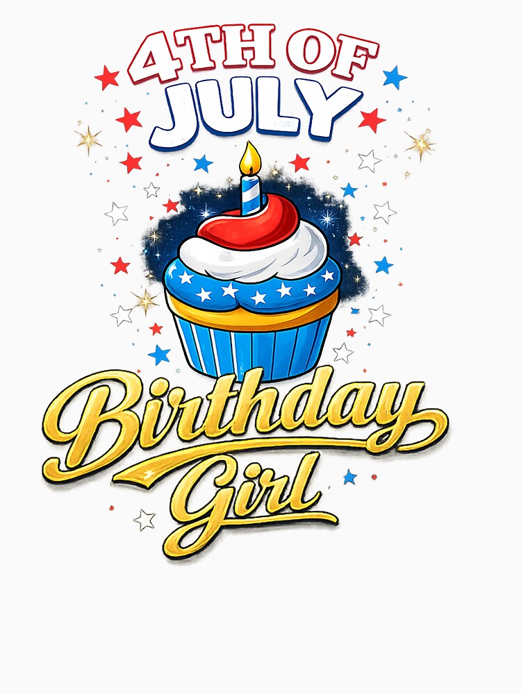 4th of July Birthday Girl by QuiteOrbit