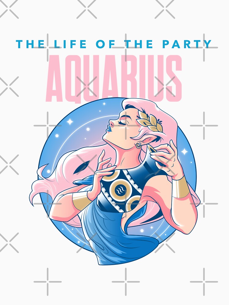 The Life Of The Party Funny Aquarius by Harmonick-Tees