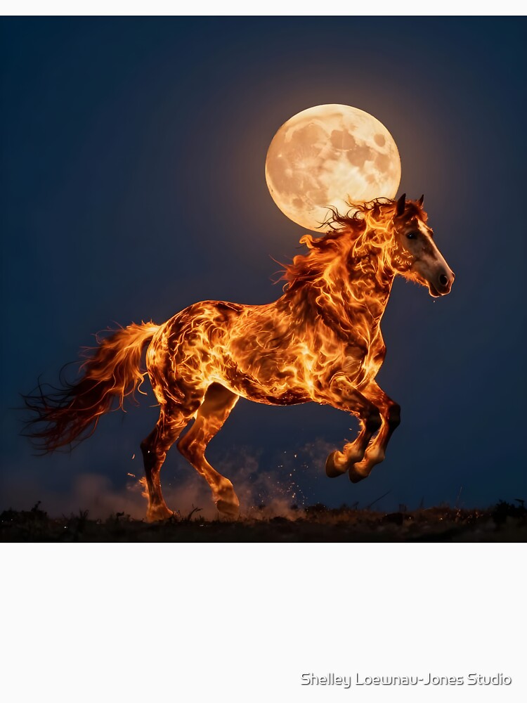Year of the Fire Horse 2026 by Shelley Loewnau-Jones Studio