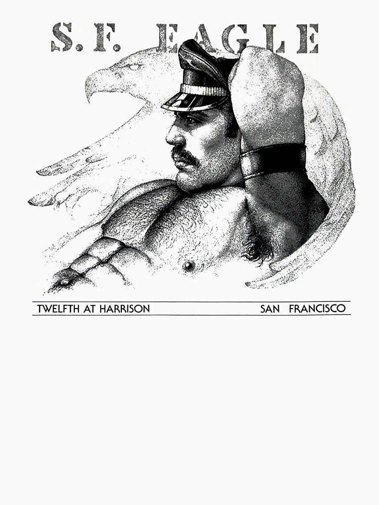 San Francisco Eagle Vintage Retro LGBT Gay Leather by MattaChic