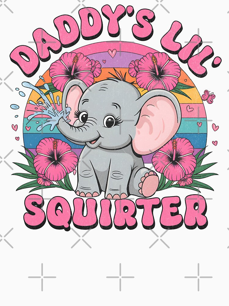 Daddy's Lil Squirter Cute Baby Elephant by BeansterNL