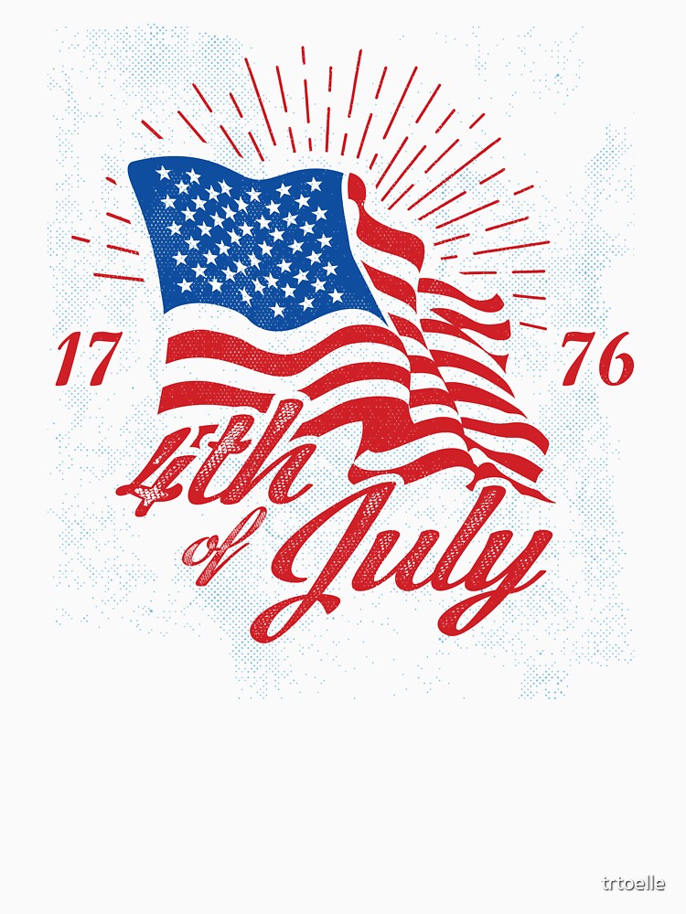 Fourth of July Flag by trtoelle