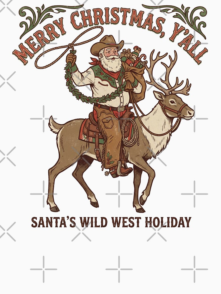 Santa’s Vintage Wild West Holiday by Milasneeze