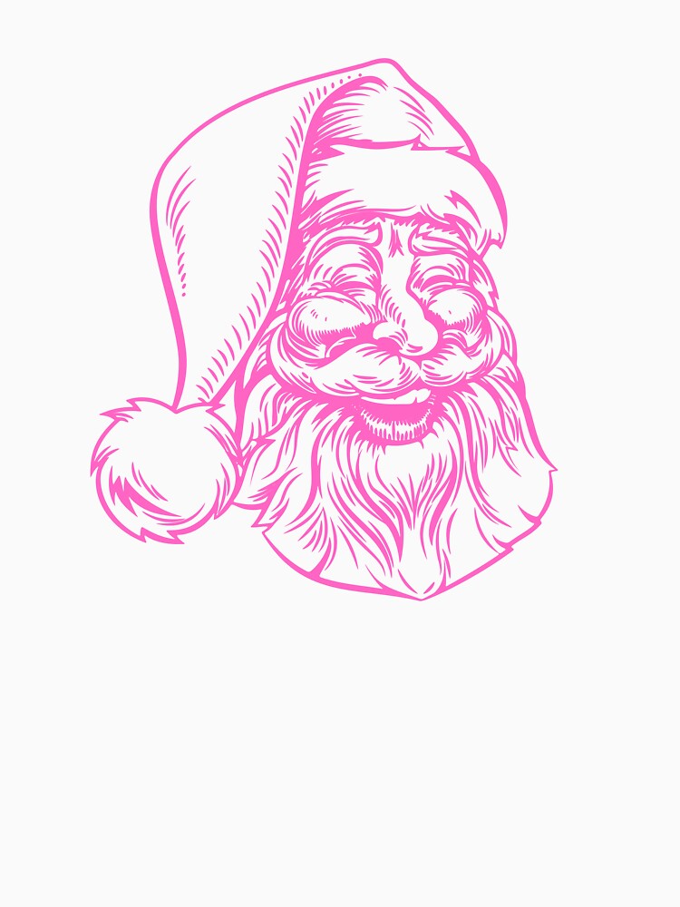 Pink Santa Smiling by designforum1968