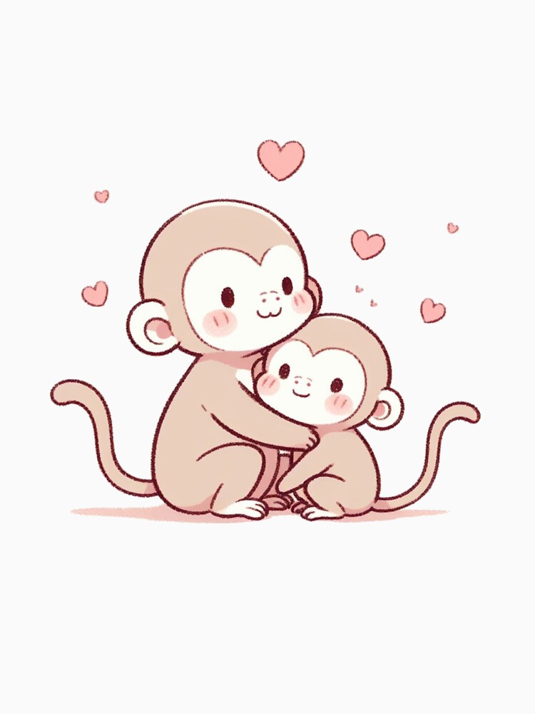 Monkey Couple Valentine's Day by LemuellTrends