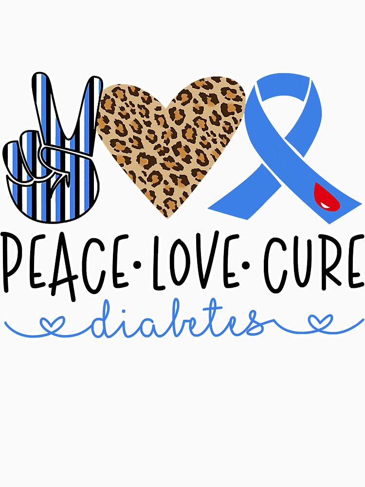 Peace Love Cure Leopard Diabetes by YesterDayCheck