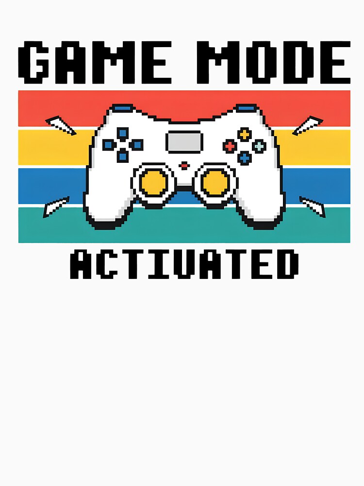 Game Mode Activated Pixel Art Controller Retro by OlyvieArt