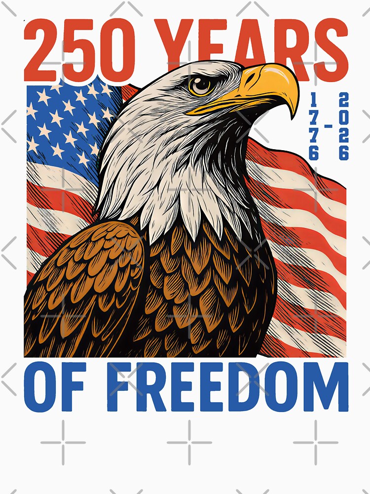 Pride in 250 Years of Freedom 1776-2026 Independence Day by gear-posters