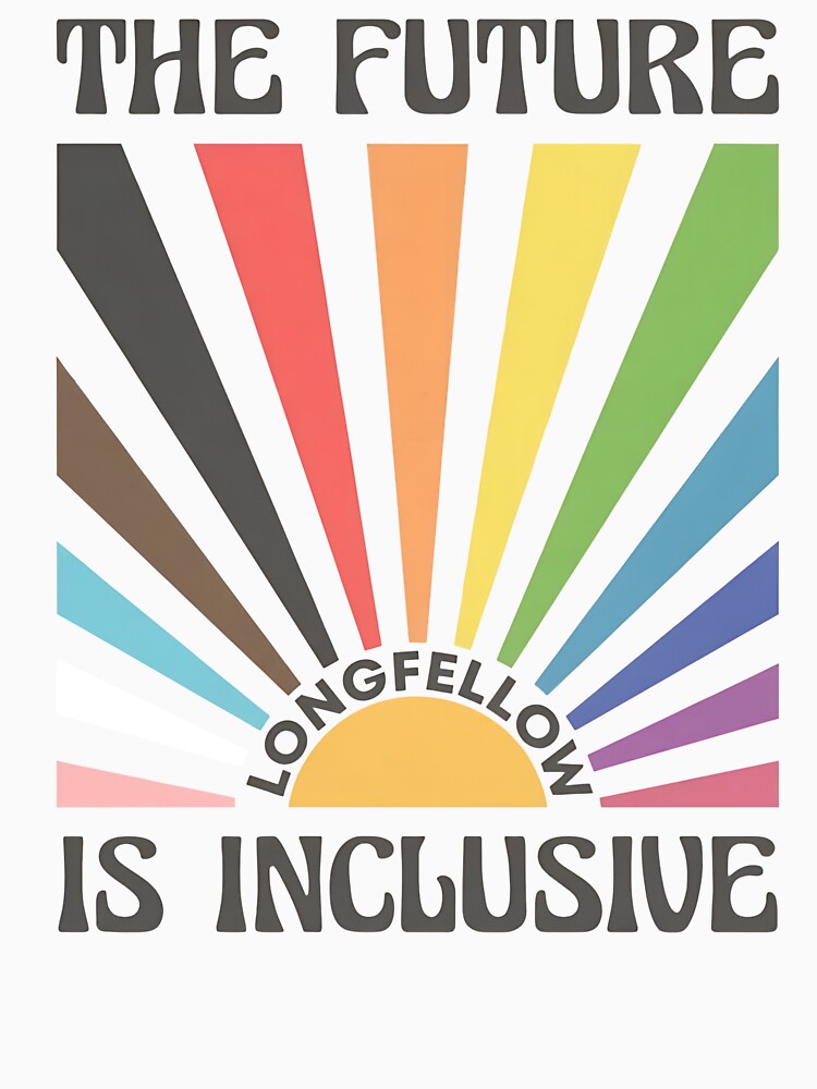 The Future Is Inclusive Retro Rainbow Sun by mlodiljoni