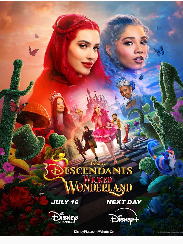 Poster Descendants - Wicked Wonderland Painting by Tania-andreas