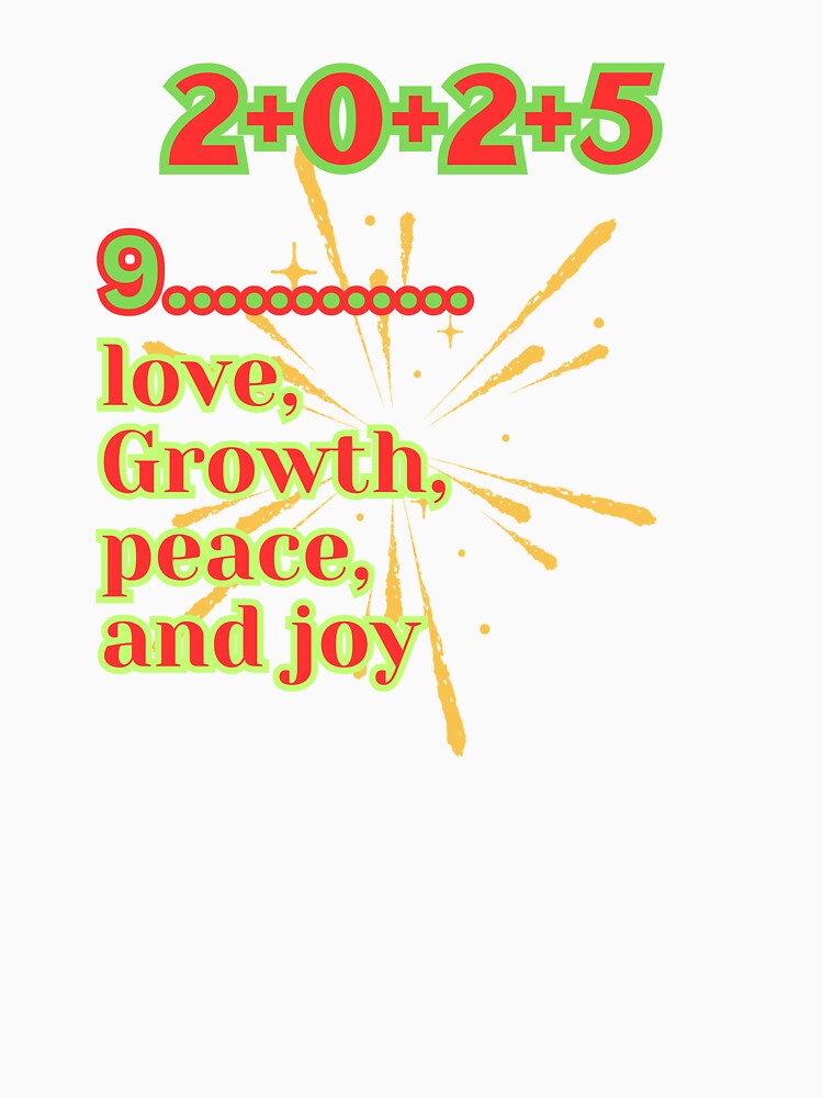 New year 2025 with numerology by MahantArt