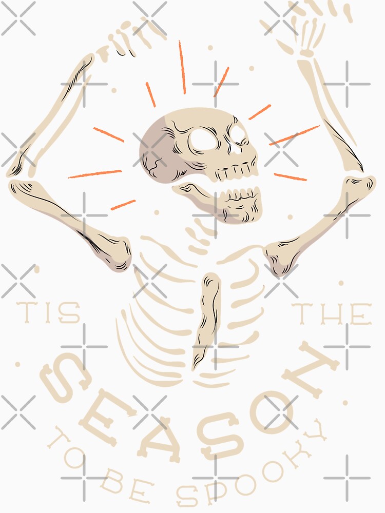 Tis The Season To Be Spooky - Halloween Skeleton by MnEmzStudio