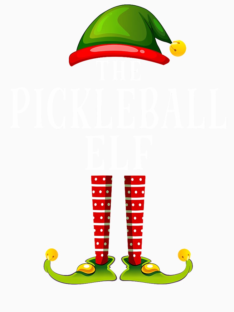 Pickleball Elf Christmas Matching Family Group Pjs by AlicaMonica