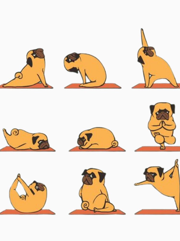 all i need is love and yoga and a dog by Thehecticstore