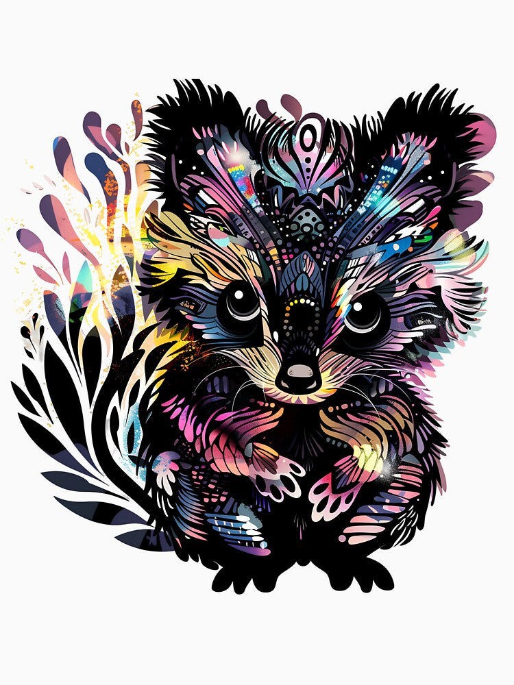 Stylized Baby Skunk 1 by HarmonyTheKoala