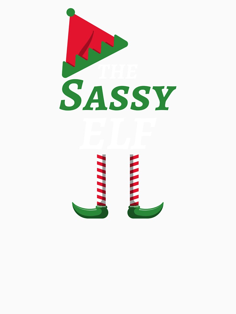 The Sassy Elf matching family Christmas by HolidayTees