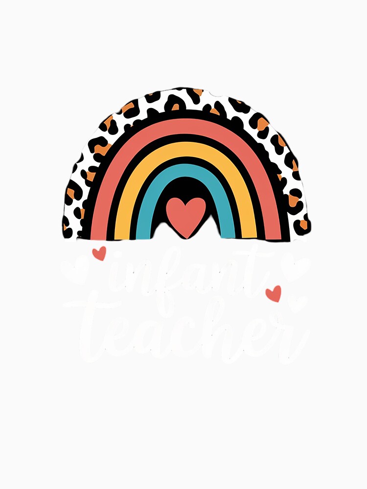 Infant Teacher Leopard Boho Rainbow Appreciation by NailMolisa